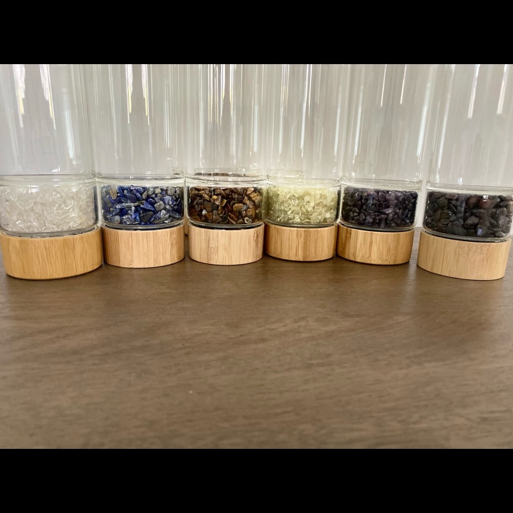Flash Sale! Gemstone Healing Crystal Water Bottles